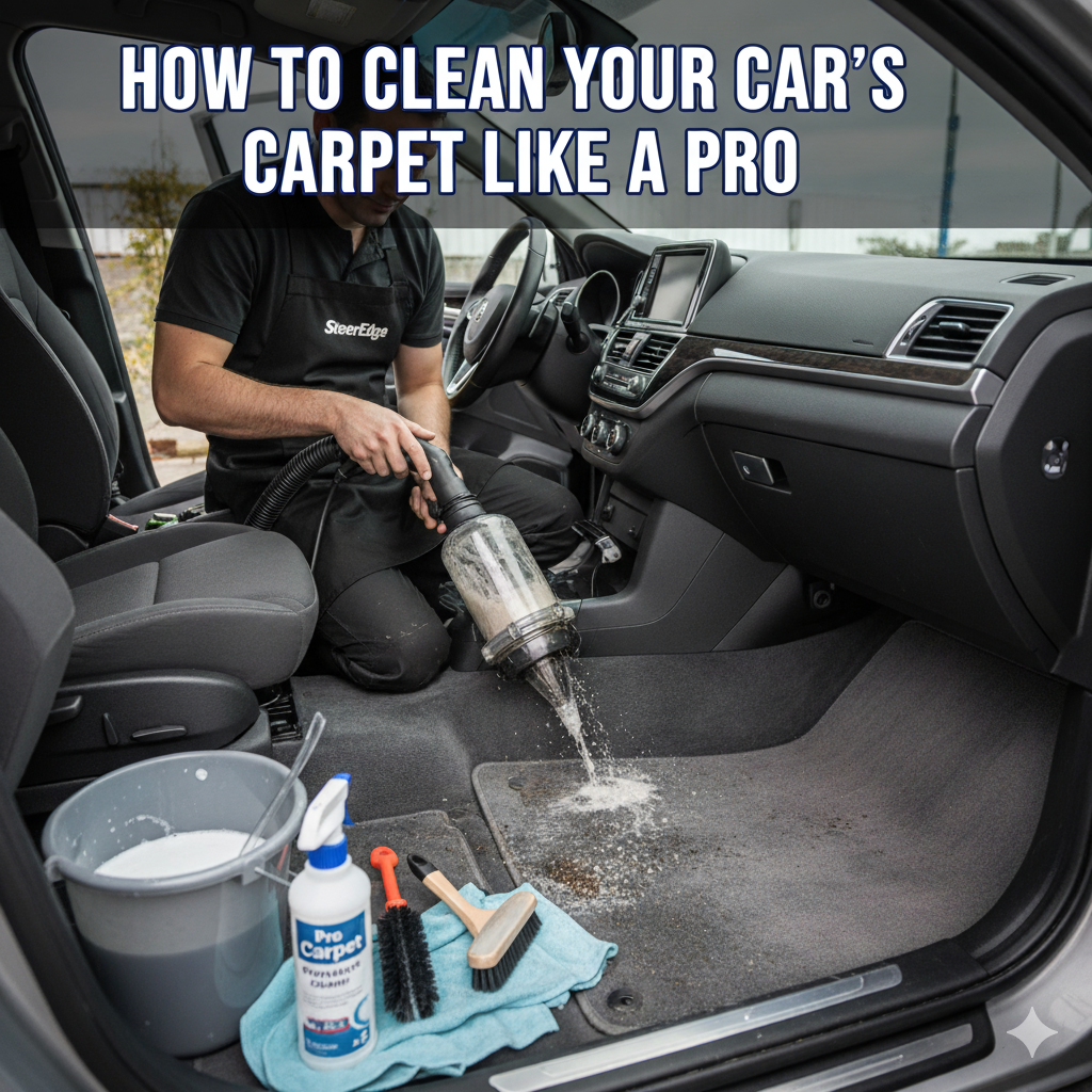 How to clean your car's carpet