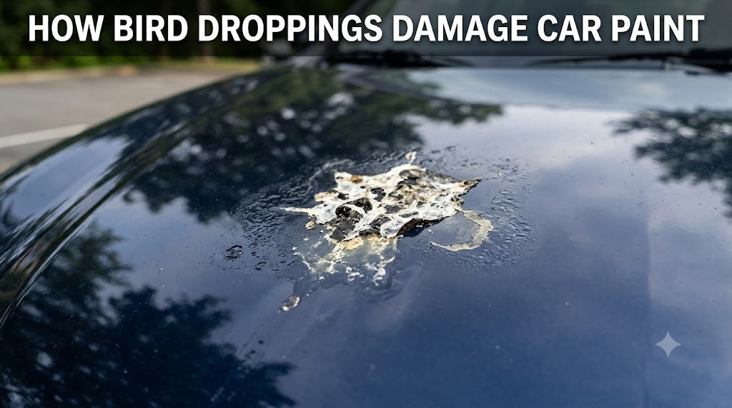 How Bird Droppings Damage Car Paint